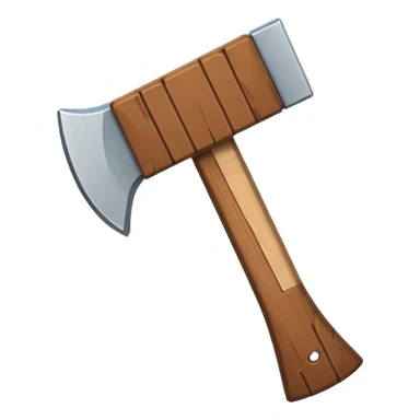 AXE FROM THE MINECRAFT GAME sticker