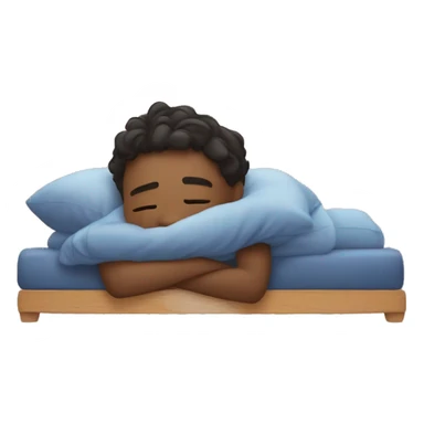 boy laying on his elbows dreaming passionately about love sticker