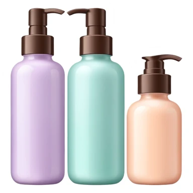 Skin care with pastel colors sticker