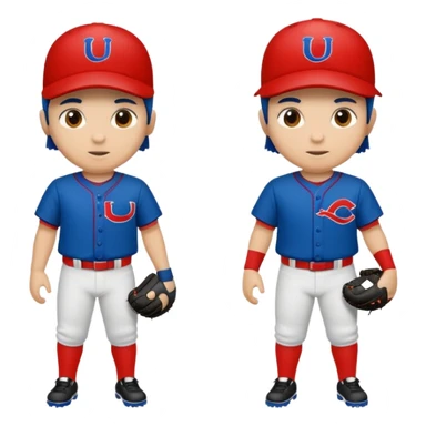 quiero dos equipos enemigos de baseball  sticker