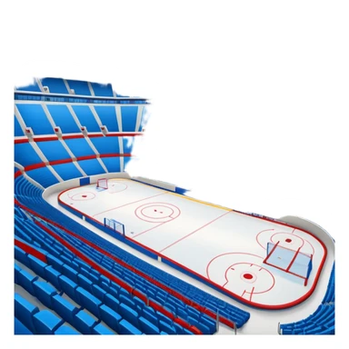 ice hockey stadium (#00A3E0) and red (#F9423A) sticker