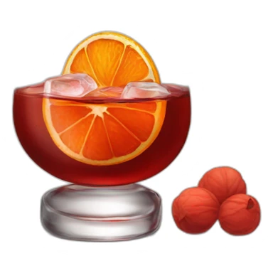 classy negroni in short glass sticker