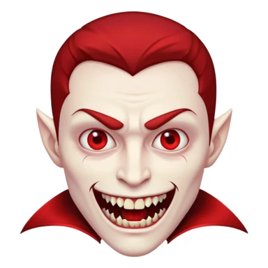 red men Vampire sticker