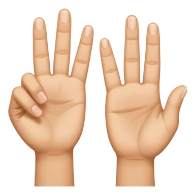 Le signe du rappeur Jul, avec les 2 mains: pouce sur le côté et index et majeur levés. Mis côte à côte, formant les lettres JUL sticker