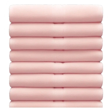 Light pink stacked towels sticker