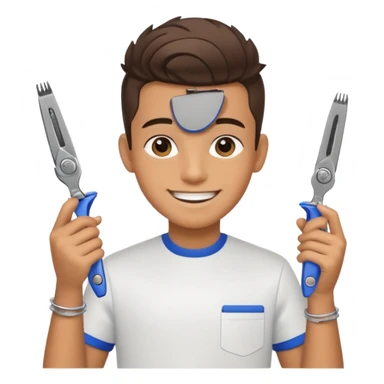 YOUNG TEEN BARBER sticker