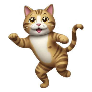 dancing-cat sticker