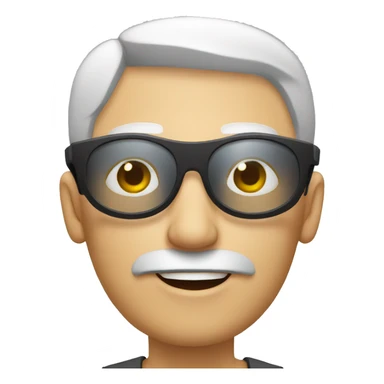 BLIND MAN whith photocamera sticker