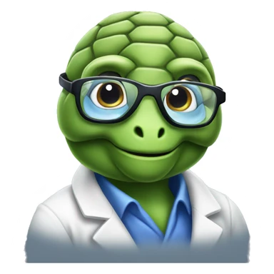 chemist tortoise sticker