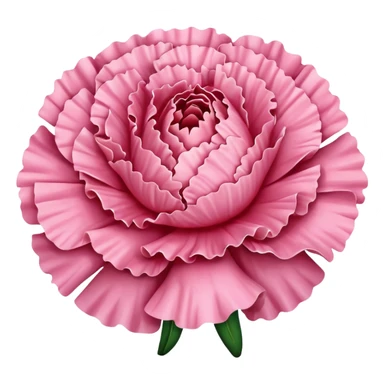Pink carnation sticker