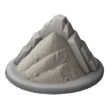 cement powder sticker