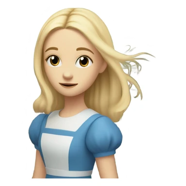 Alice in wonderland sticker