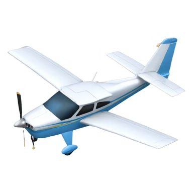 cessna 172 with horns sticker