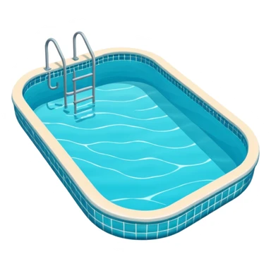 Pleasant swimming pool sticker