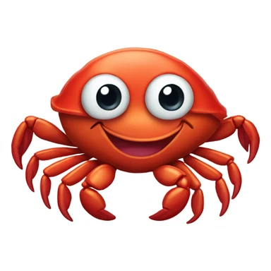 Sebastian the crab the little mermaid sticker