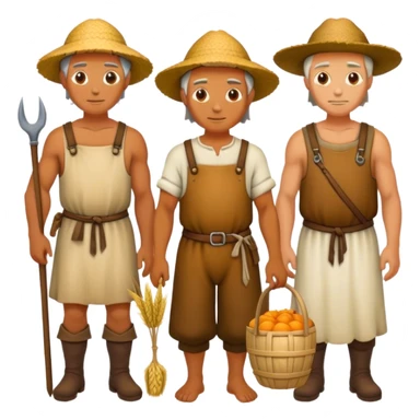 medieval farmers sticker