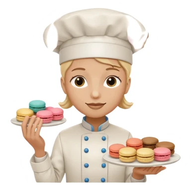 cuisinier de macaron sticker