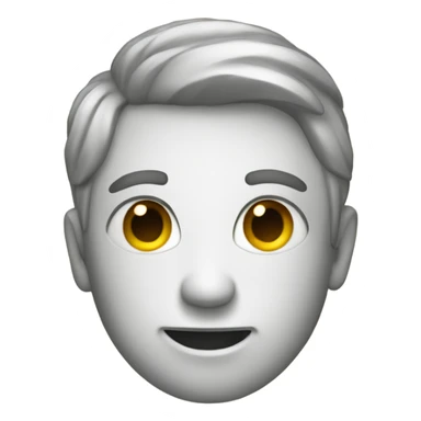 emoji face that points at node sticker