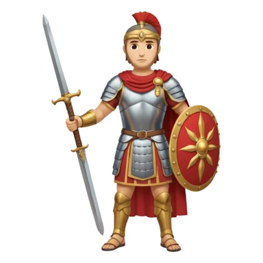 Famoso general cartagines de alto rango de la época púnica, estratega militar muy importante, foto del cuerpo entero sticker