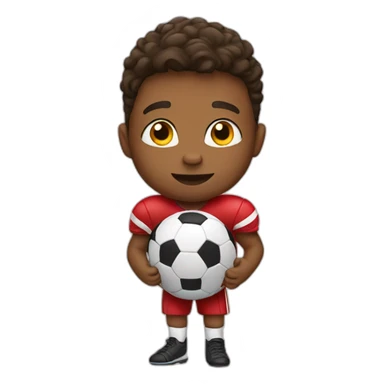 Boy-with-football sticker