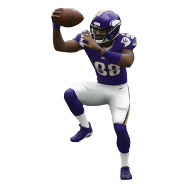 nfl player doing the griddy dance sticker