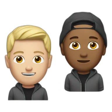 Emoji Eminem hello sticker