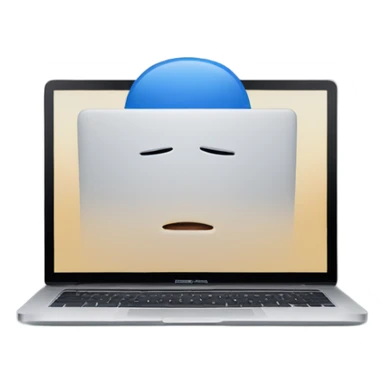 a macbook laptop sticker