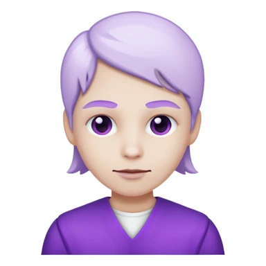 -18 branco e roxo sticker