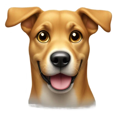 A lite bright with the words dog sticker