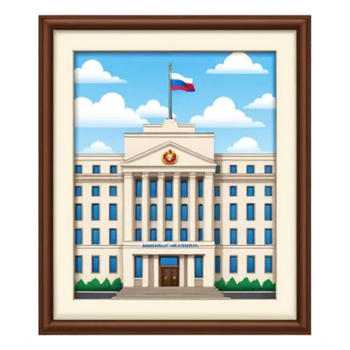 Ministry of Foreign Affairs of Russia headquarter sticker