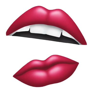 ruler with a kiss mark sticker