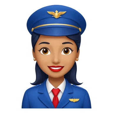 flight attendant sticker