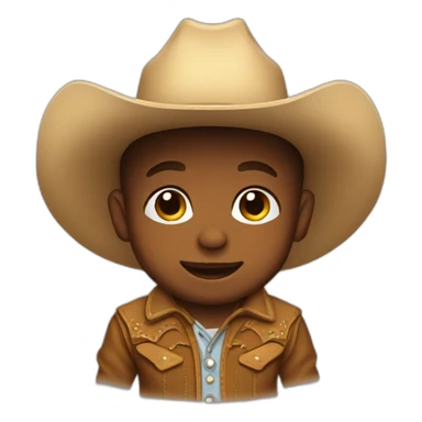 Baby cowboy sticker