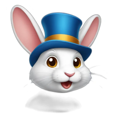 rabbit out of hat sticker