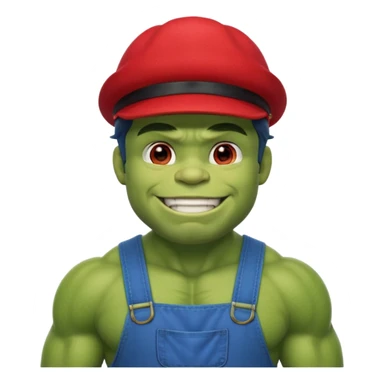 Hulk mario   sticker