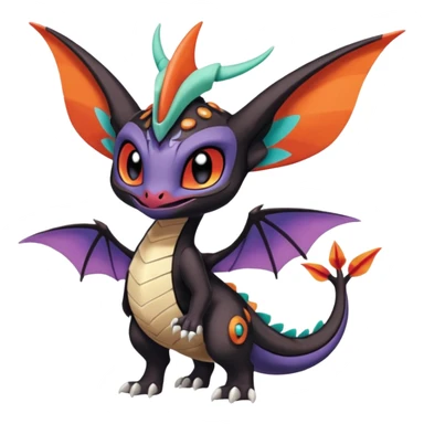 Meloetta-Noivern-Spyro-Toothless-Stitch-Pokémon-Fakémon-creature-hybrid sticker