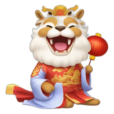 Happy chinesse new year 2024 sticker