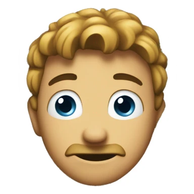 A shy man hiding behind a tree sticker