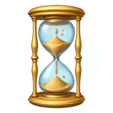 Magical Hourglass for time traveler sticker