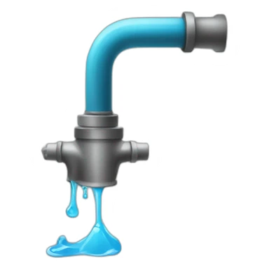 Water leak pipe drip sticker