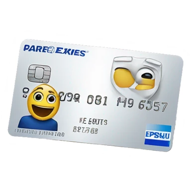picsou on a american express card sticker