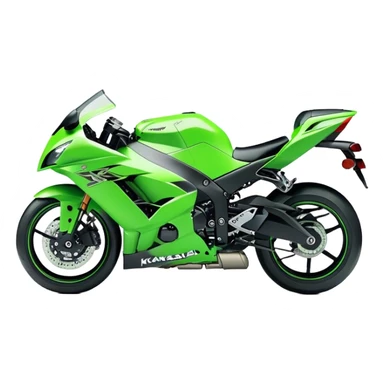 Kawasaki Ninja (Sportbike) - Kawasaki Ninja ZX-10R (Model Year: 2022) (Iconic colour: Green) sticker
