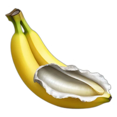 banana in an oyster sticker