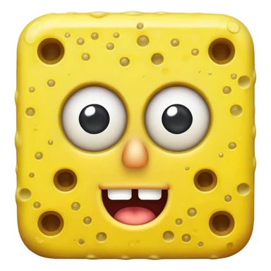 SpongeBob looking confused sticker