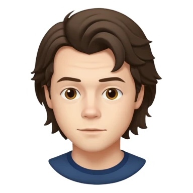 une personne joli, qui ressemble a harry styles de 3 quart  dans un rond  sticker