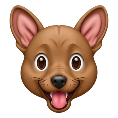 Xoloitzcuintle Dog silly expression with tongue sticking out sticker