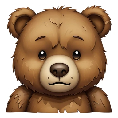 Sad Teddy bear1 sticker