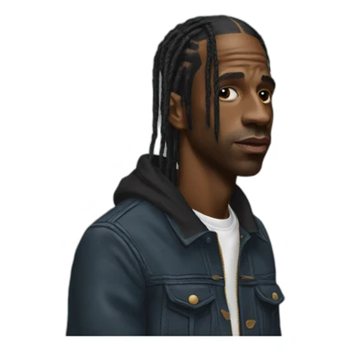 Realistic Travis Scott sticker