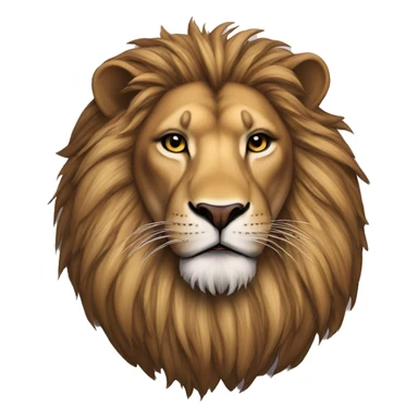 Lion roi beau casquette  sticker