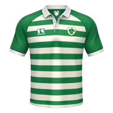 Irish rugby jersey sticker